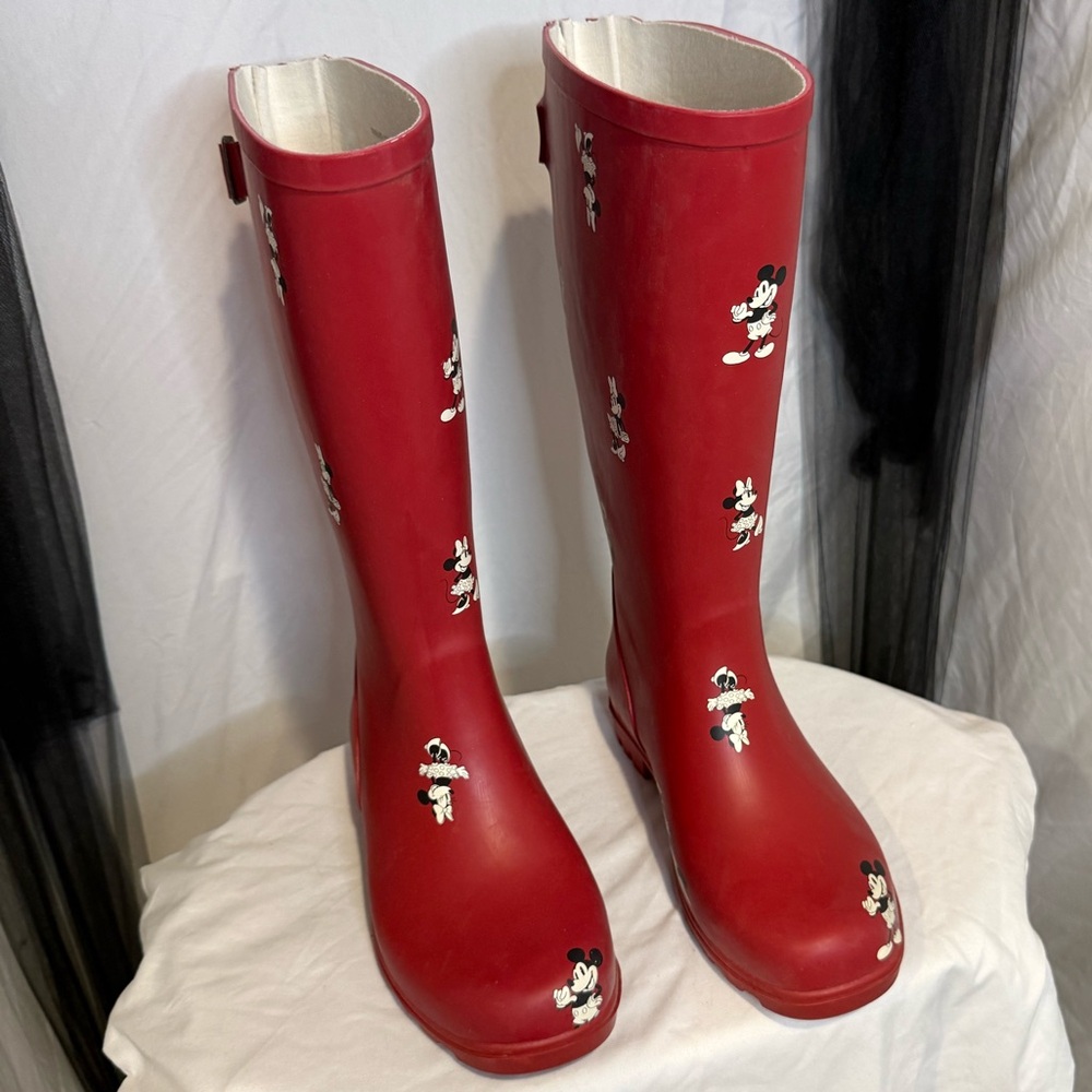 Torrid Red Cartoon Print Rain Boots - Picture 2 of 9
